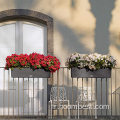 Boîte à palettes de plantation de fleurs pour balcon de jardin